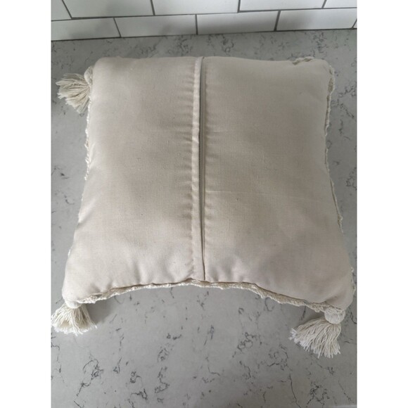 Vintage Floral Hand Crochet Lace Cushion Cover Pillowcase For  Sofa Bed 14"x14" - Picture 5 of 6